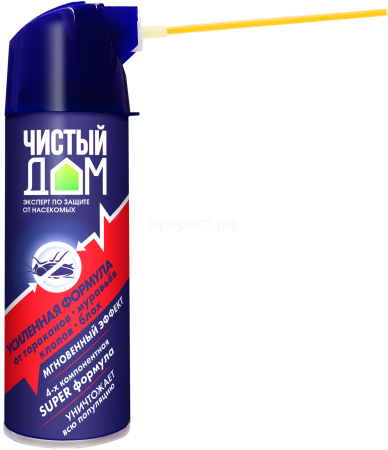 Аэрозоль Чистый Дом 400мл универсальный усиленного действия Аэрозоль Чистый Дом 400мл универсальный усиленного действия
