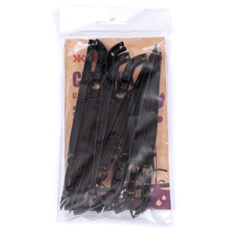 Набор зажимов (2шт) магистрального шланга для капельного полива Жук 330177-00 Набор зажимов (2шт) магистрального шланга для капельного полива Жук 330177-00