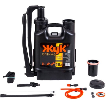 Опрыскиватель 16л Жук ОГ-111 Оптима ранцевый черный 7275-00 Опрыскиватель 16л Жук ОГ-111 Оптима ранцевый черный 7275-00