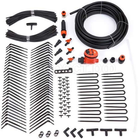 Набор капельного полива от емкости Жук тепличный 60 растений Автомат 7566-00 Набор капельного полива от емкости Жук тепличный 60 растений Автомат 7566-00