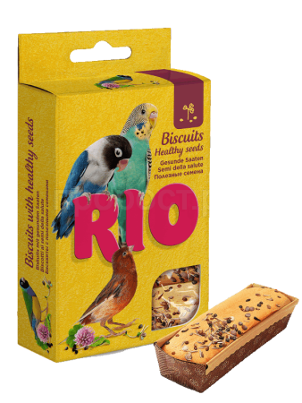 Лакомство РИО для всех птиц Бисквиты с полезными семенами 35гр