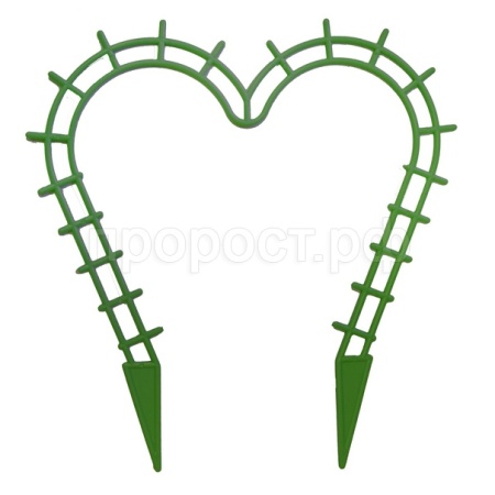 Лестница для растений Сердечко зеленый Либра