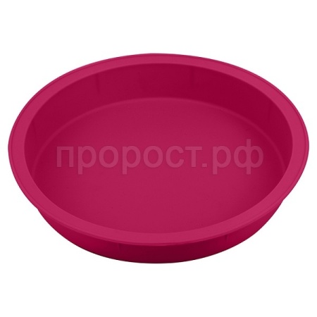 Форма д/выпечки 21*21*4 см круглая ROSEO силикон /24шт/008058/Mallony