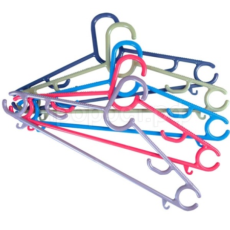 Вешалка д/одежды №2 38,5см разноцветный 06008 /120шт/Арз