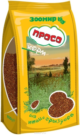 Корм для птиц и грызунов Просо 800гр