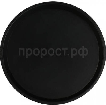 Поднос 36,5см черный КТ-АП-4КЧ /25шт/Катунь