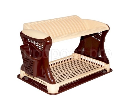 Сушилка для посуды 2-х ярусная 02033 Сушилка для посуды 2-х ярусная 02033