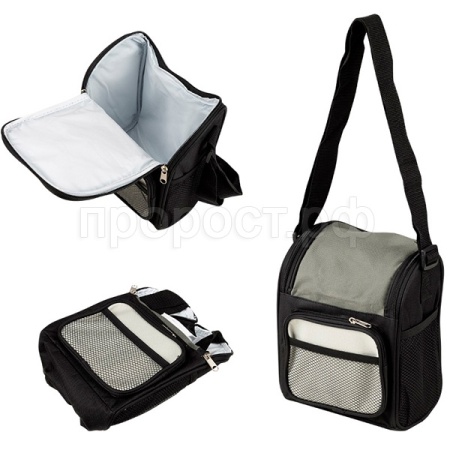 Термосумка 4л 19x12x22,5см PC2209 серый/104571 Термосумка 4л 19x12x22,5см PC2209 серый/104571