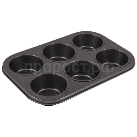 Форма д/выпечки кексов (6шт) 31,3*21,7*4см BF-033 /24шт/191315