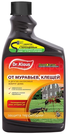 Запасной флакон к эжектору Dr.Klaus от муравьев,клещей и др. 1л Запасной флакон к эжектору Dr.Klaus от муравьев,клещей и др. 1л
