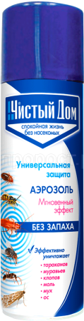 Аэрозоль Чистый Дом универсальный 150мл БЕЗ ЗАПАХА! Аэрозоль Чистый Дом универсальный 150мл БЕЗ ЗАПАХА!