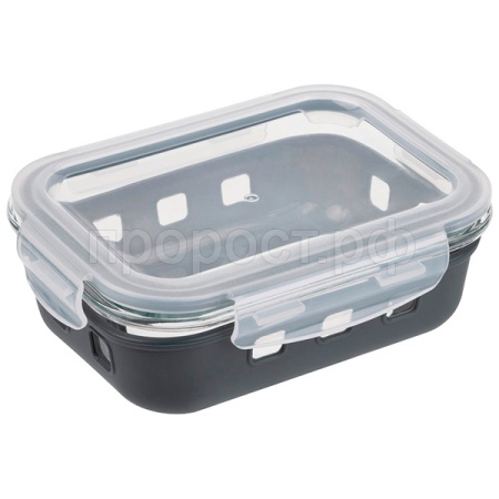 Контейнер Massimo 0,6л жаропр стекла крышка с заж.пласт в силикон. подставке 108339 /24шт/Mallony Контейнер Massimo 0,6л жаропр стекла крышка с заж.пласт в силикон. подставке 108339 /24шт/Mallony