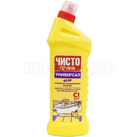 Моющее средство Чистолюб Универсал 750гс хлором санитарно гигиенический