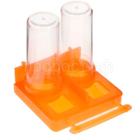 Поилка для птиц двойная малая Бриллиант