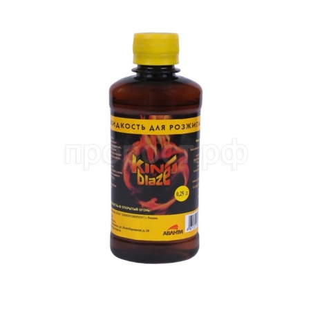 Жидкость для розжига 0,25л King of Blaze Жидкость для розжига 0,25л King of Blaze