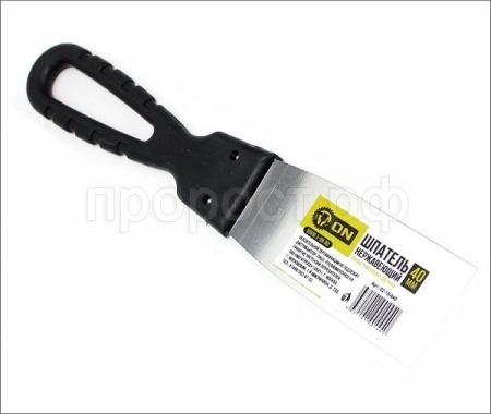 Шпатель из нержавеющей стали с пластиковая ручка 40мм 02-10-040 /200шт/ON