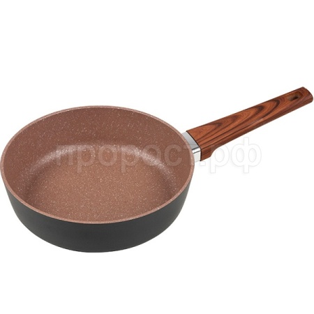 Сотейник алюмин. D24см NATURA  с мраморным покрытием инд. дно 106818 /6шт/ Mallony 