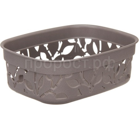 Коробка для хранения ФЛОРА 1л французский серый М2360