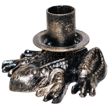 ДЕКОР Подсвечник Лягушка антик золото РЗДИ/1шт