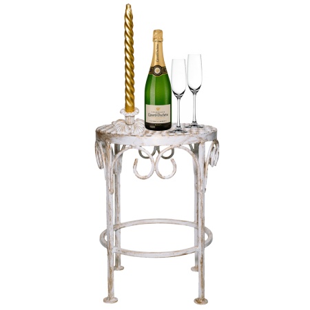 ДЕКОР Подсвечник Черепаха бел золото РЗДИ/1шт