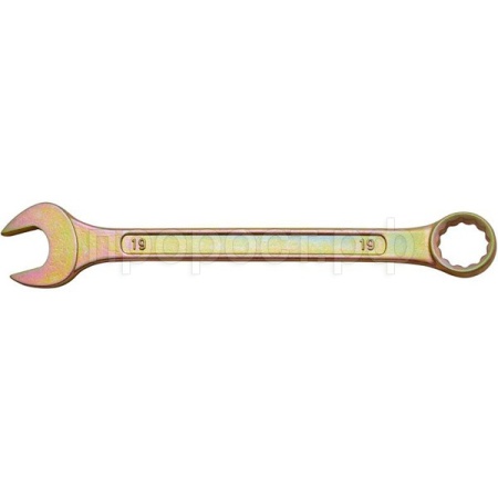 Ключ комб. 14 мм, углеродистая сталь, желтое цинк. покрытие 630014-22