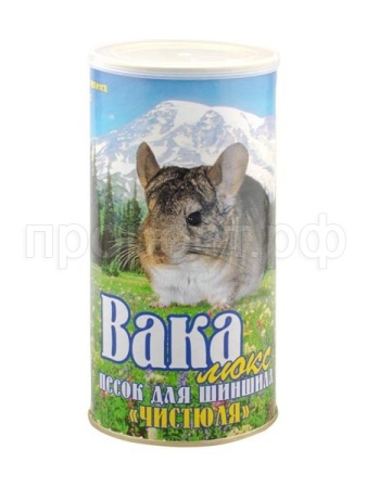 Песок для шиншилл Чистюля Люкс с тальком 1,6л